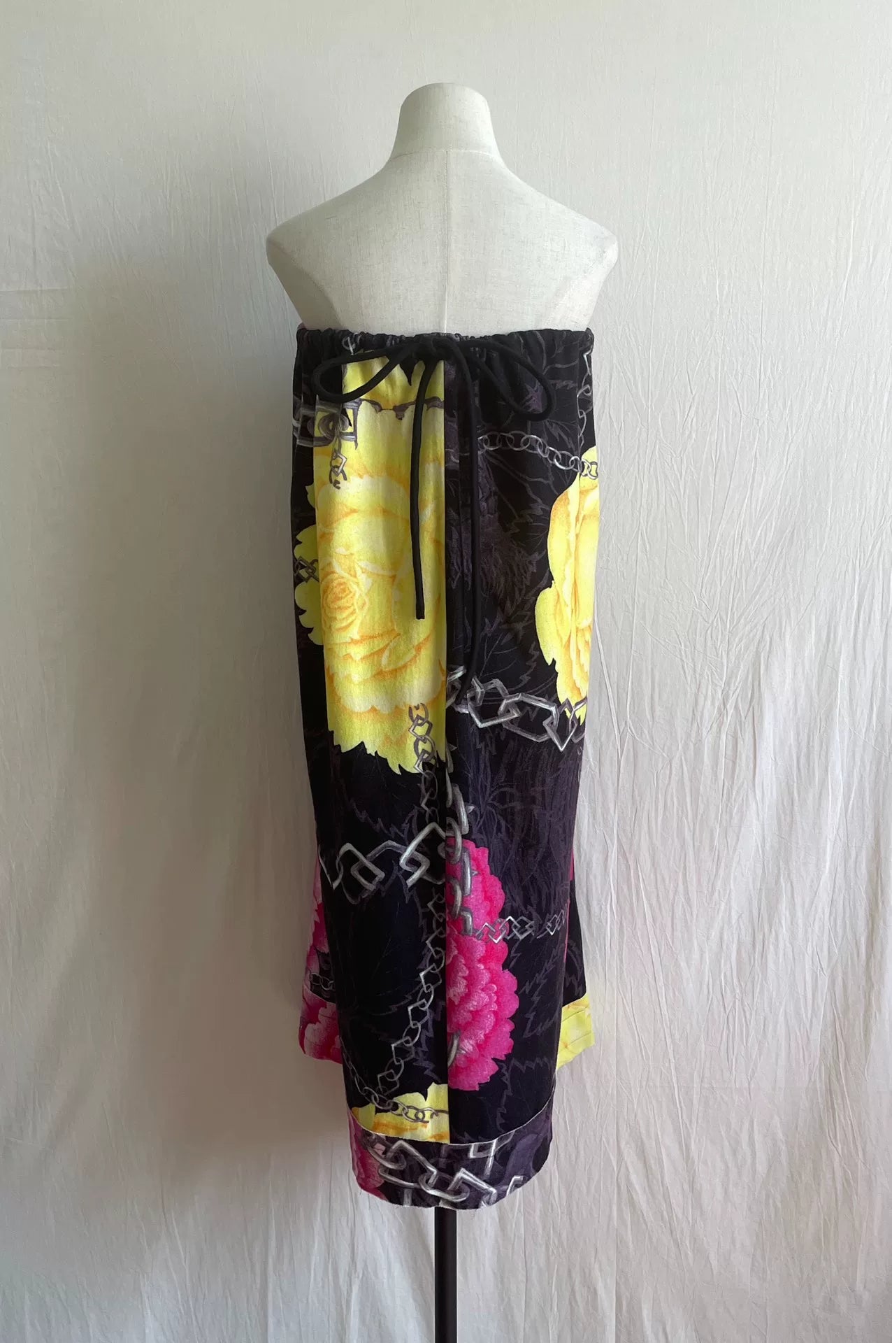 Yohji Yamamoto 14AW Peony Flower Midi Skirt