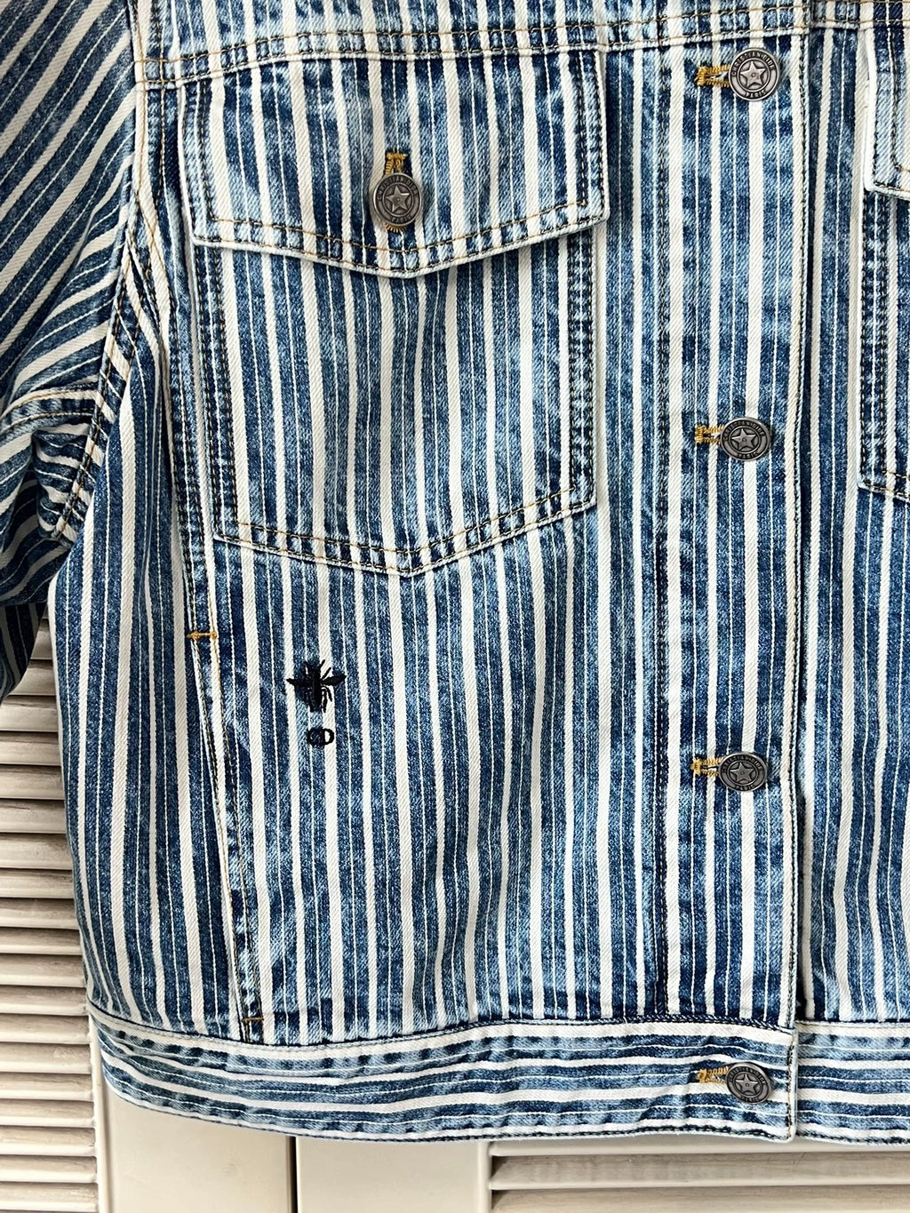Dior Striped Denim Jacket