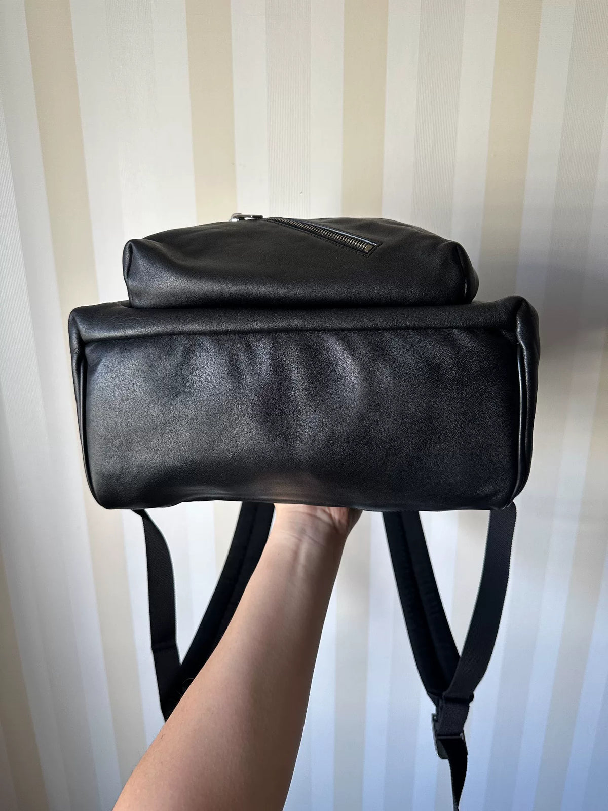 Saint Laurent 14SS Paris Multi Zipper Leather Backpack by Hedi Slimane