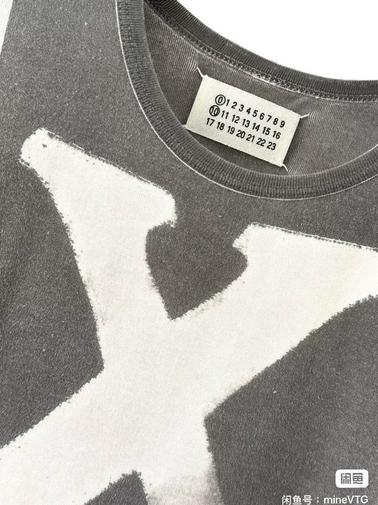 Maison Martin Margiela 01SS X Print Short-Sleeve