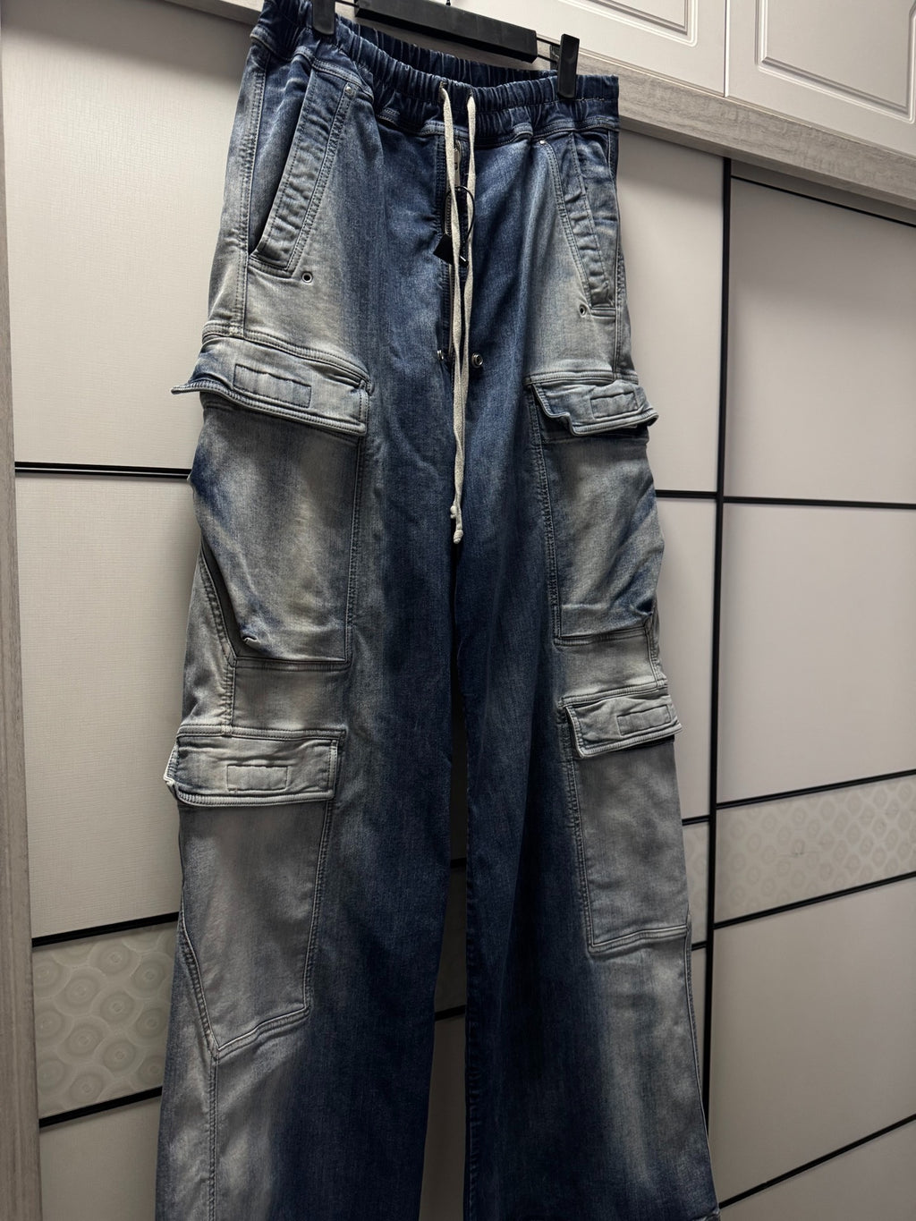 Rick Owens 23SS Bela Cargo Gradient Jeans