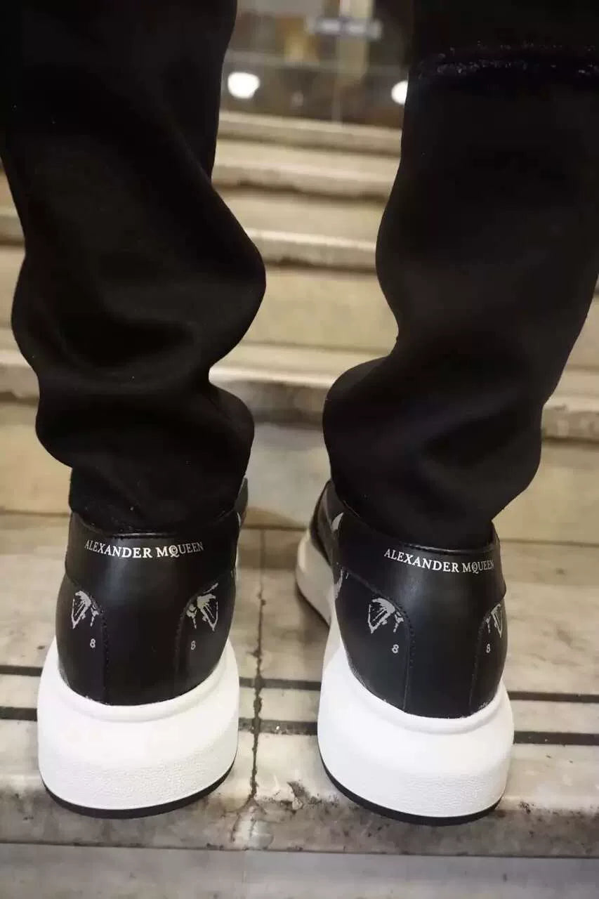 Alexander McQueen FW16 Black Leather Sneaker