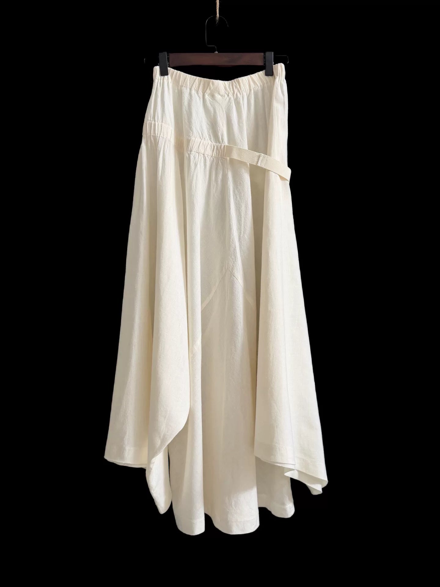 Comme Des Garcons 94SS Deconstructed Asymmetric Off-White Skirt - Devines
