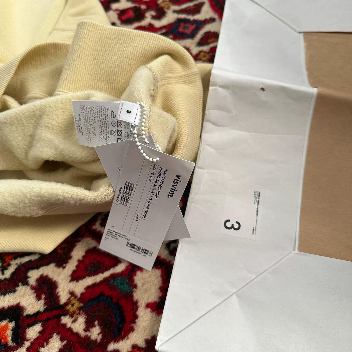 visvim SS26 JUMBO SB FINE WOOL Sweater