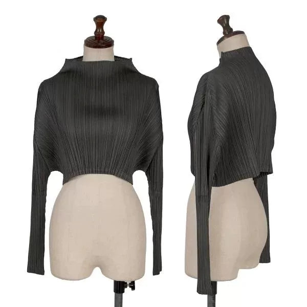 Issey Miyake Vintage Dark Pleated Top
