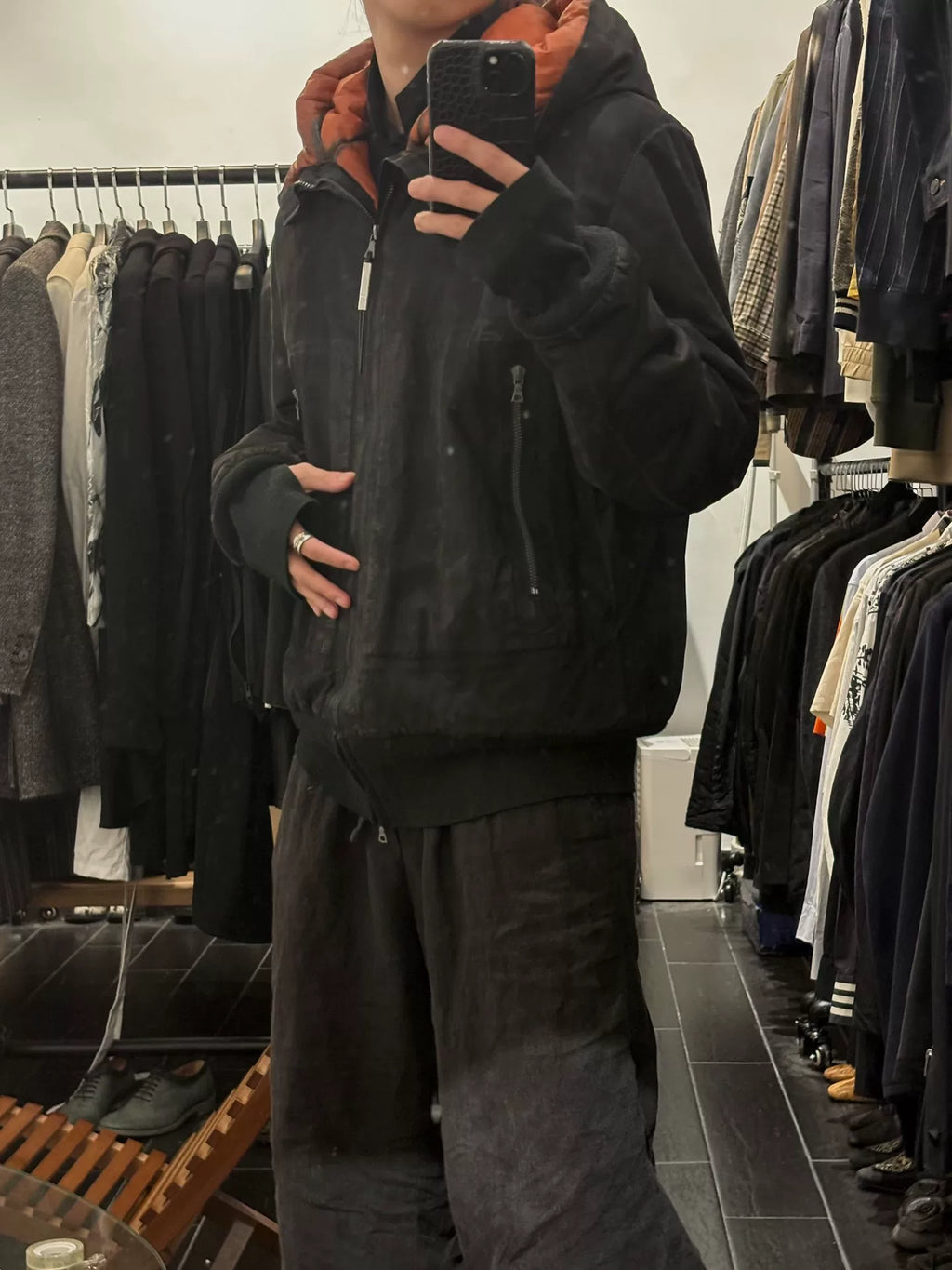 Isaac Sellam | Draped Leather Cotton Jacket