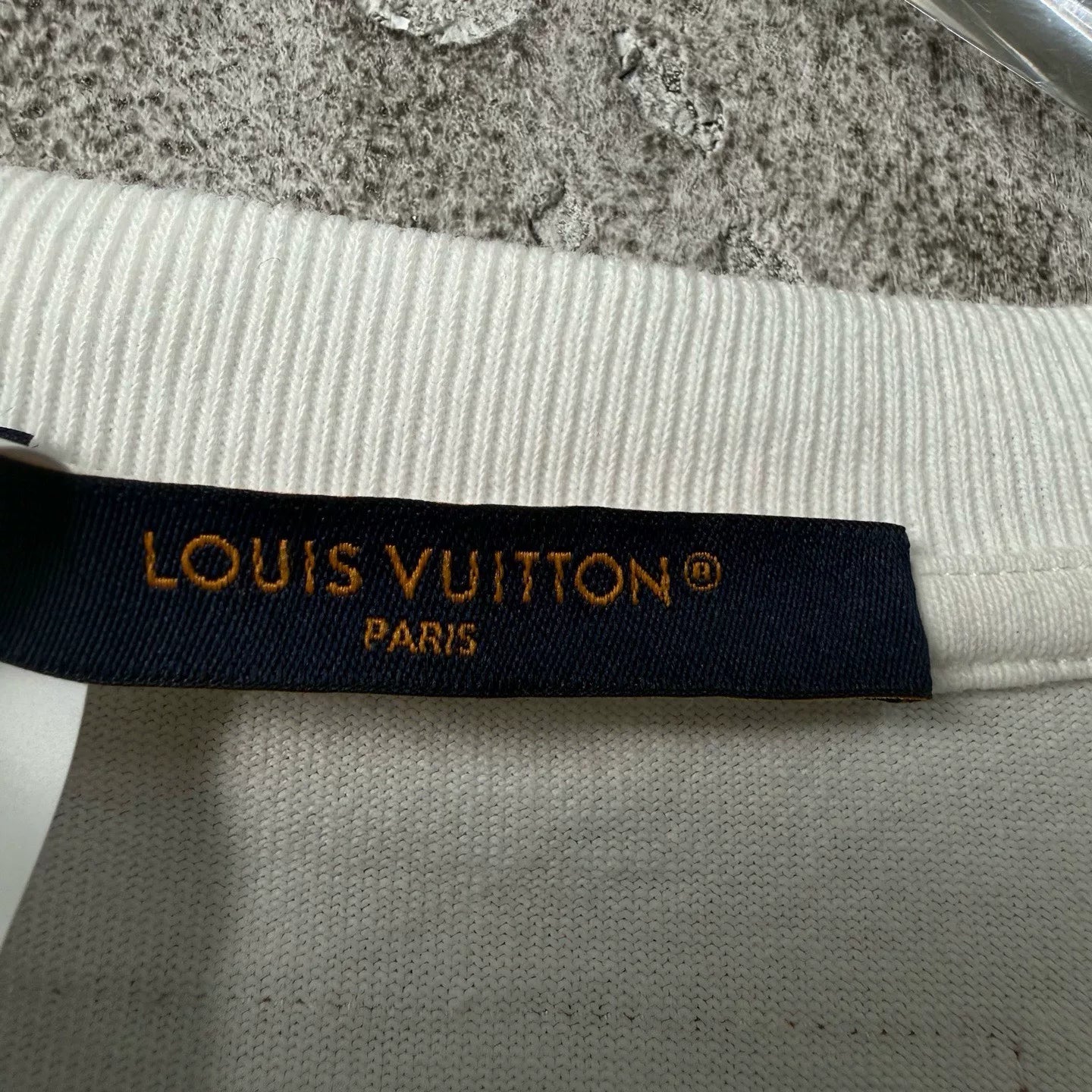Louis Vuitton Rainbow Letter Print Short-Sleeve Shirt