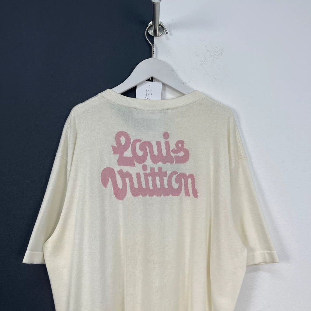 Louis Vuitton LV Floral Knit Short-Sleeve Shirt