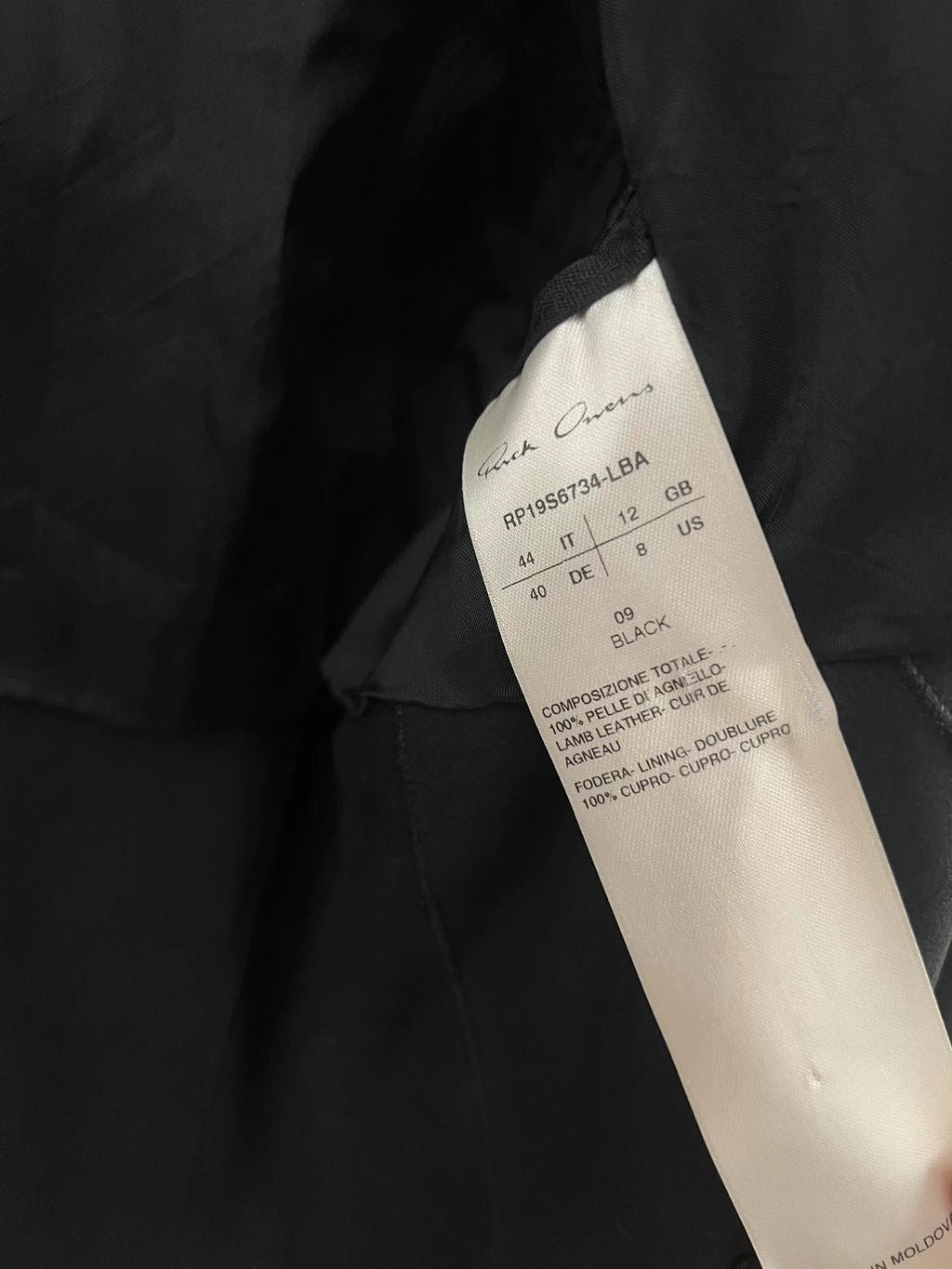 Rick Owens Burnt-Effect Sheepskin Daoist Robe Coat Snap-Button Jacket