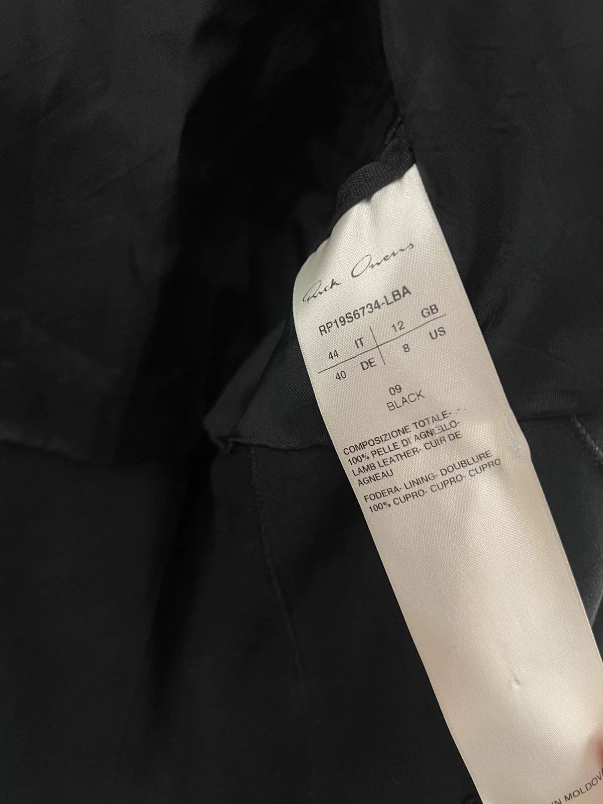Rick Owens Burnt-Effect Sheepskin Daoist Robe Coat Snap-Button Jacket