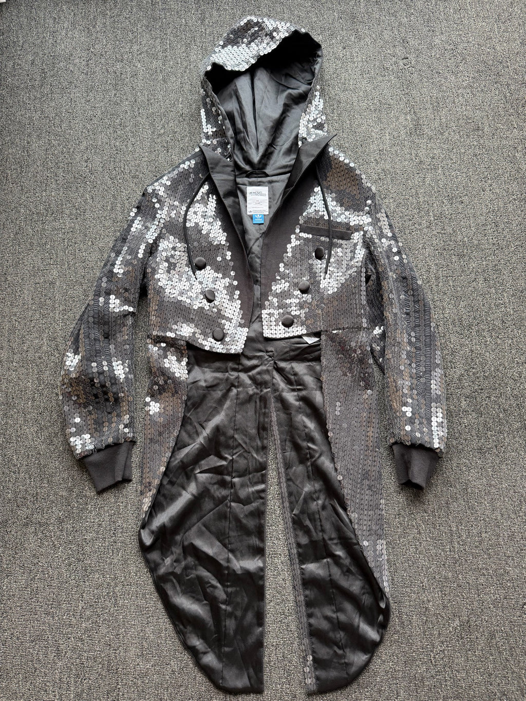 jeremy scott adidas Sequined tailcoat