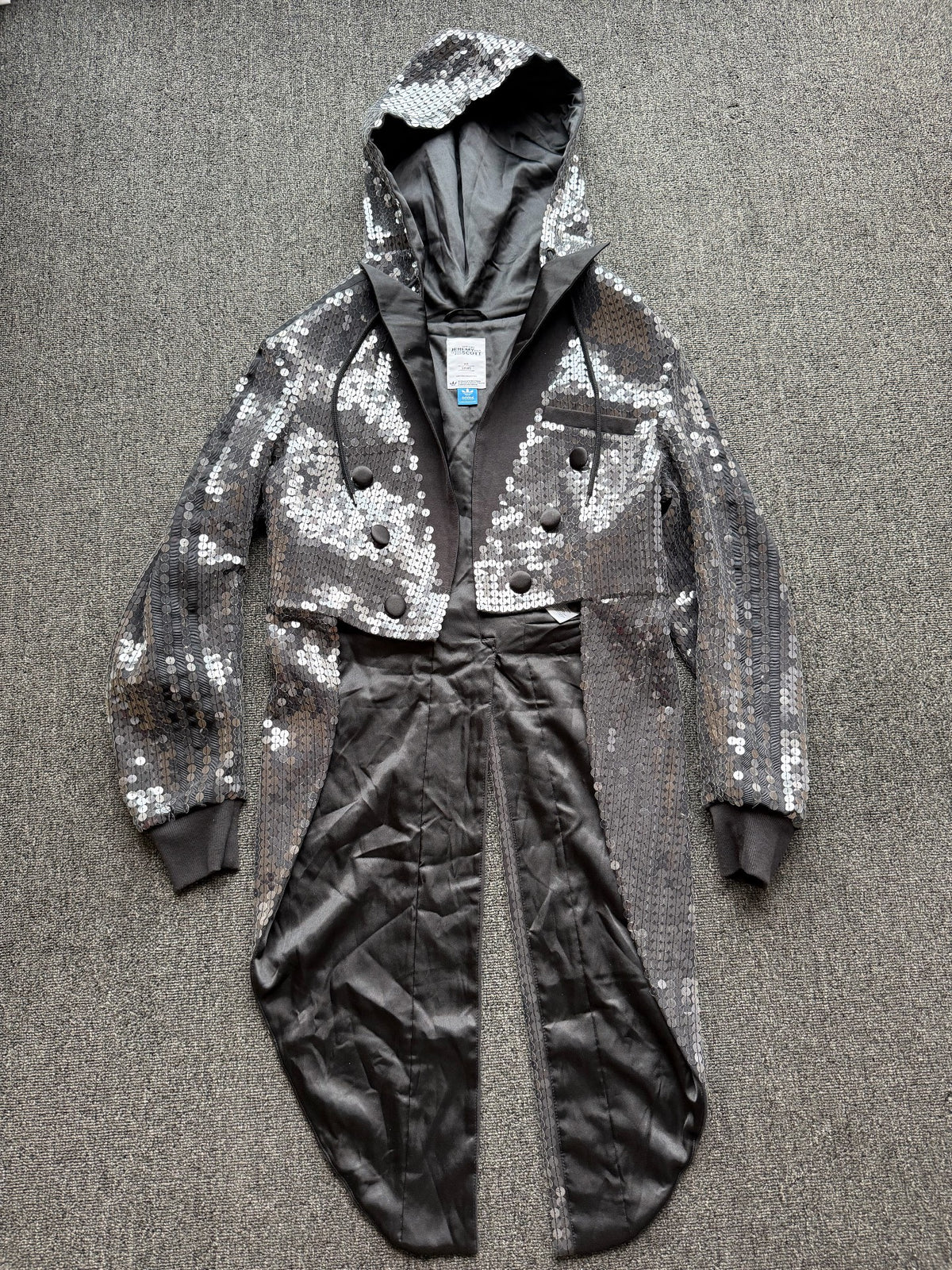 jeremy scott adidas Sequined tailcoat