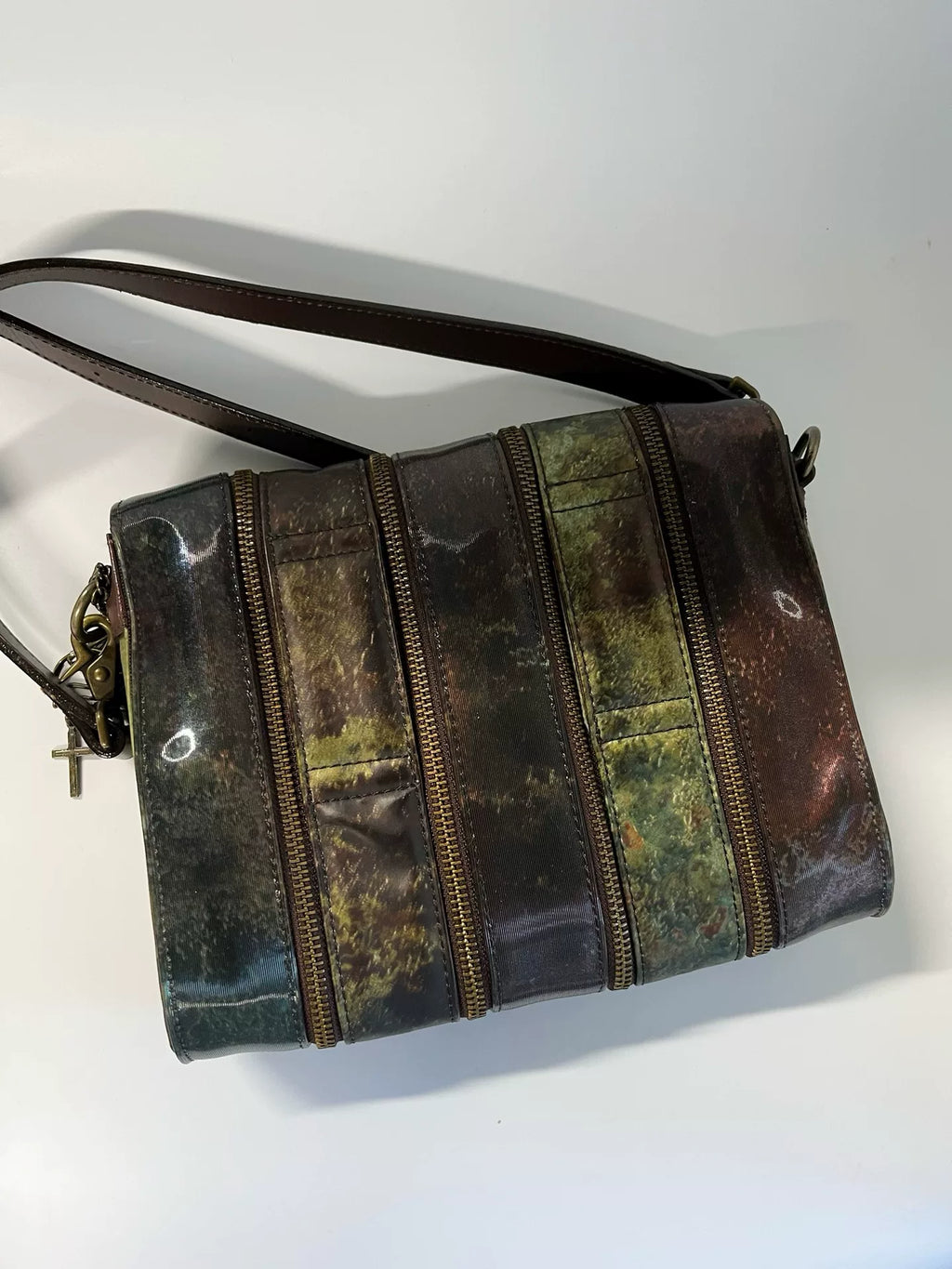 Jean Paul Gaultier Jade Beetle Deconstructed Small Crossbody Bag