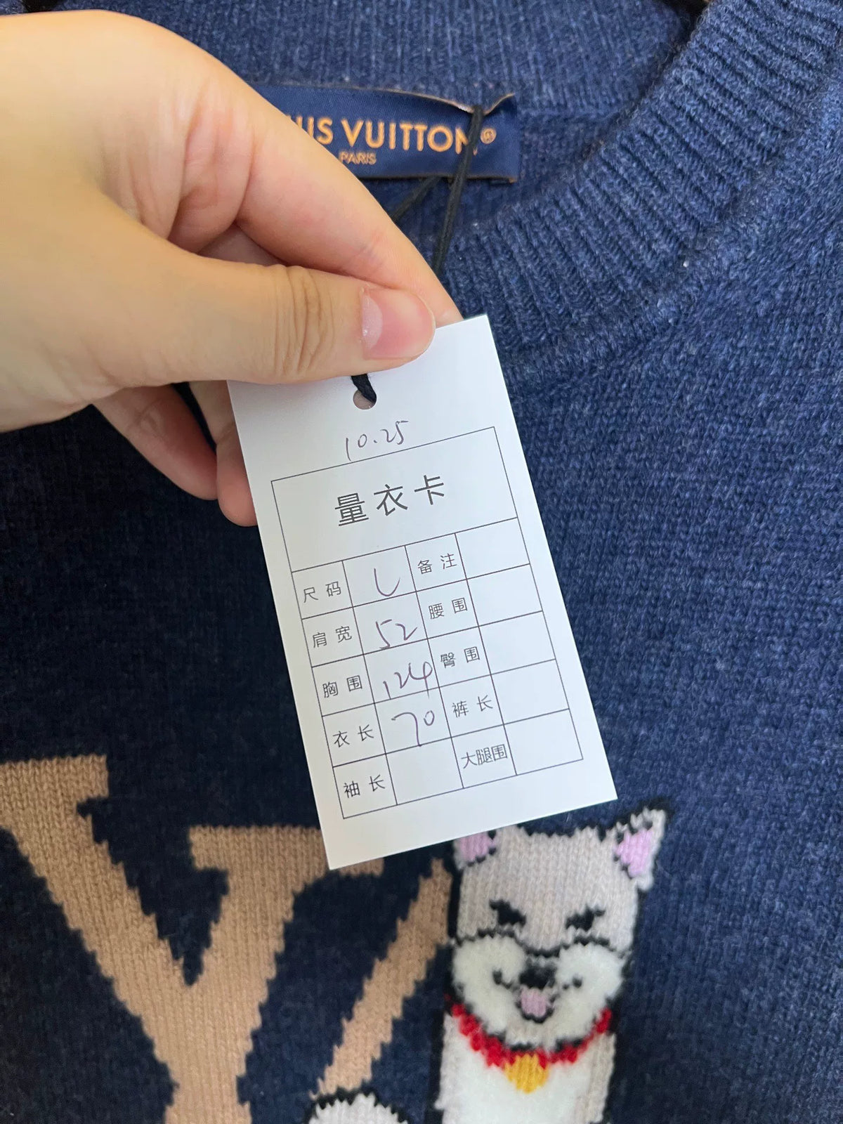 Louis Vuitton Limited Edition Dog Sweater
