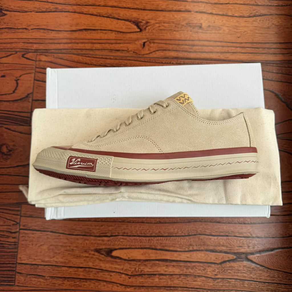 Visvim 25aw SKAGWAY LO SUEDE Thin-sole Suede Canvas Shoes