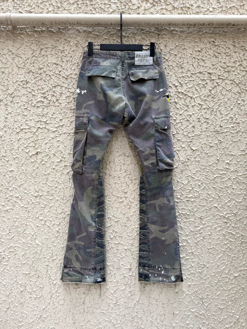 GALLERY DEPT Patchwork Leopard Print Splatter Camo Pants Bomb Pants