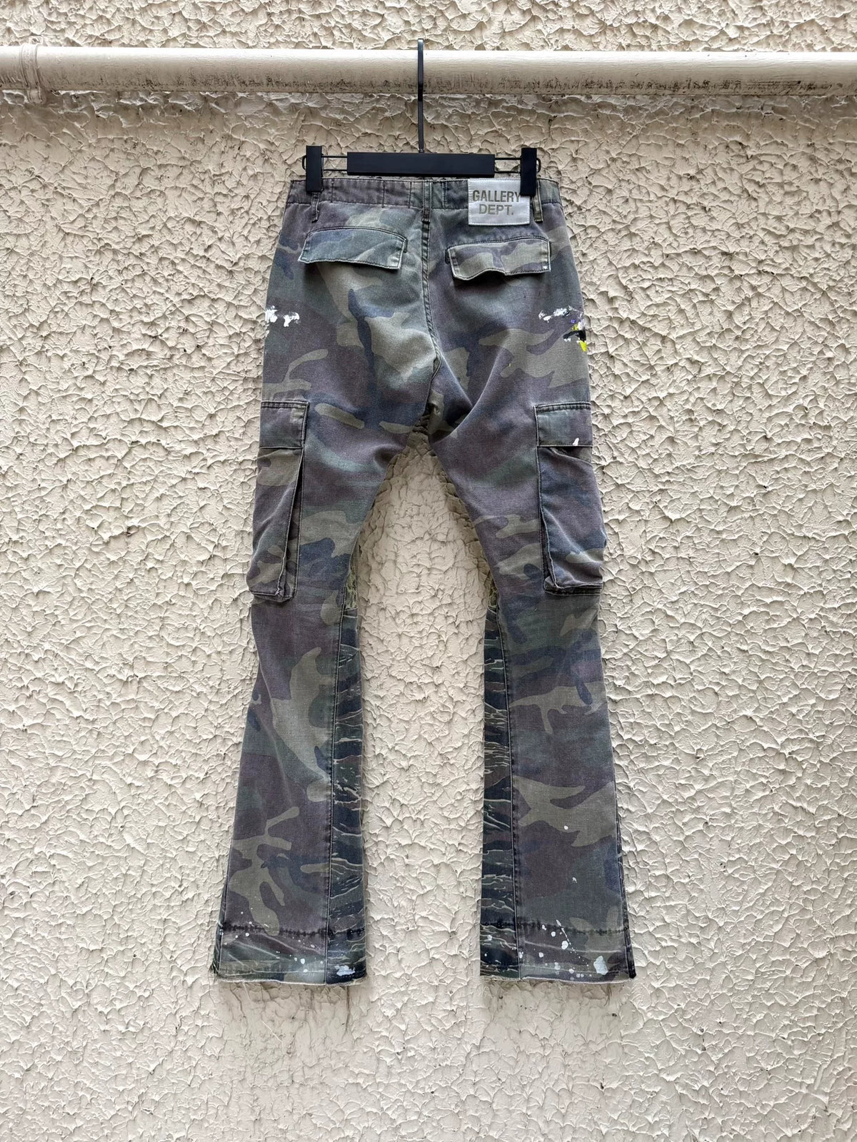 GALLERY DEPT Patchwork Leopard Print Splatter Camo Pants Bomb Pants