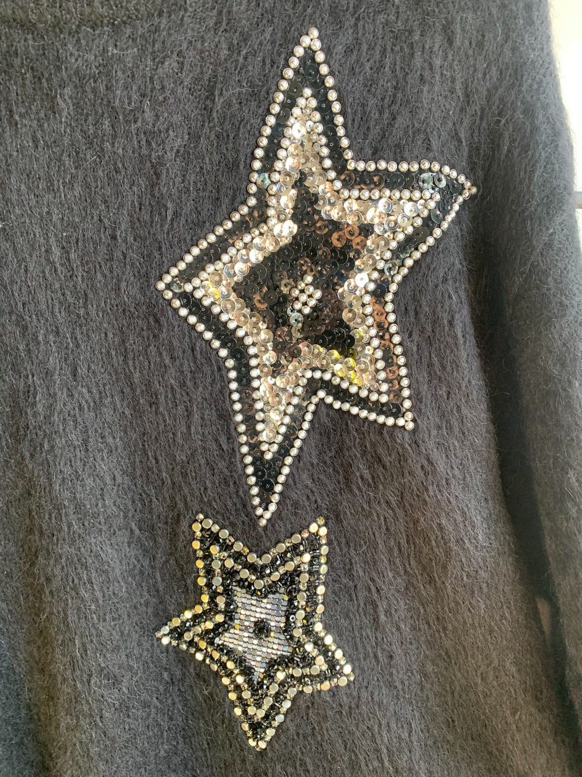 Saint Laurent Batwing Sleeve Mohair Sweater