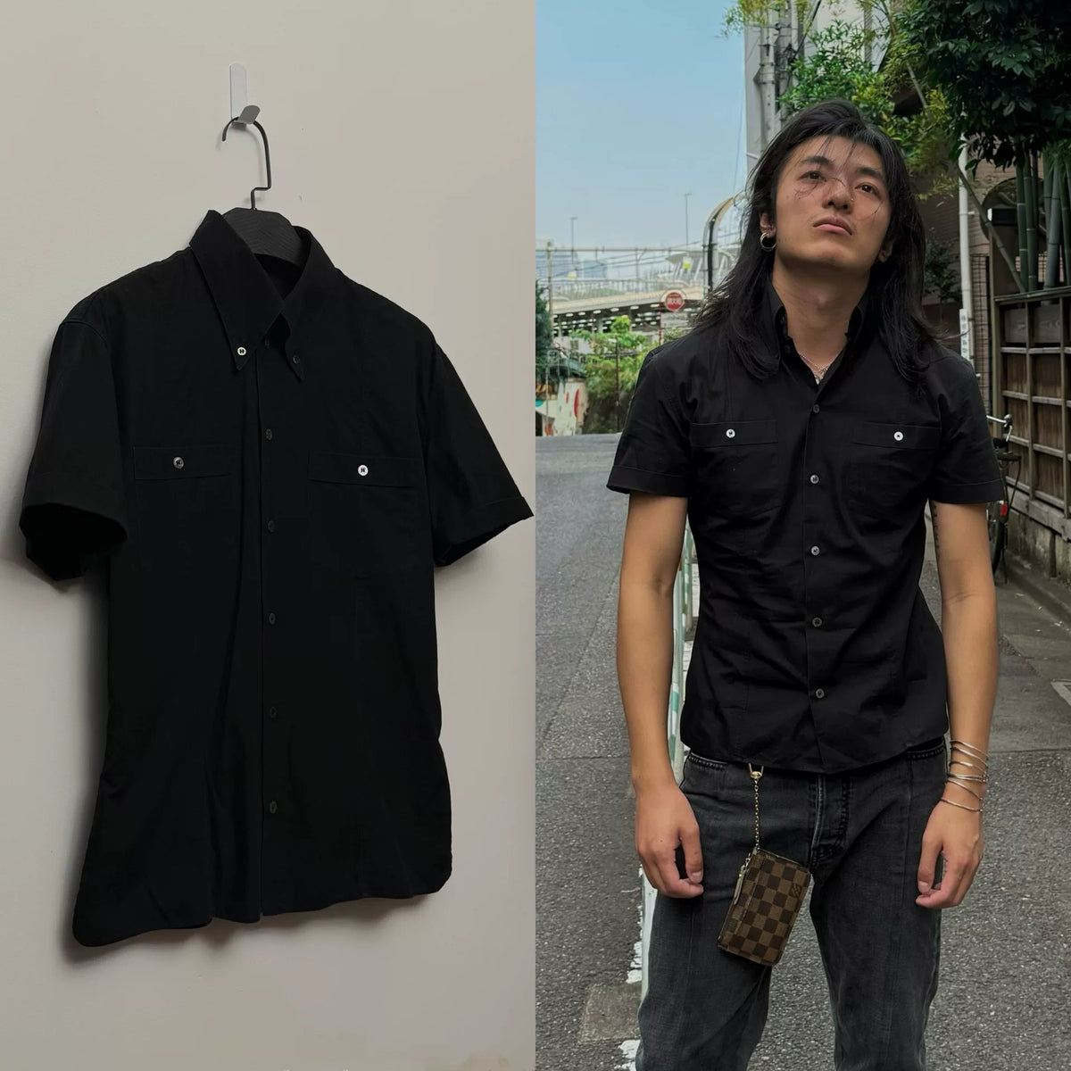 Alexander McQueen SS97 Floral Embroidery Cotton Shirt
