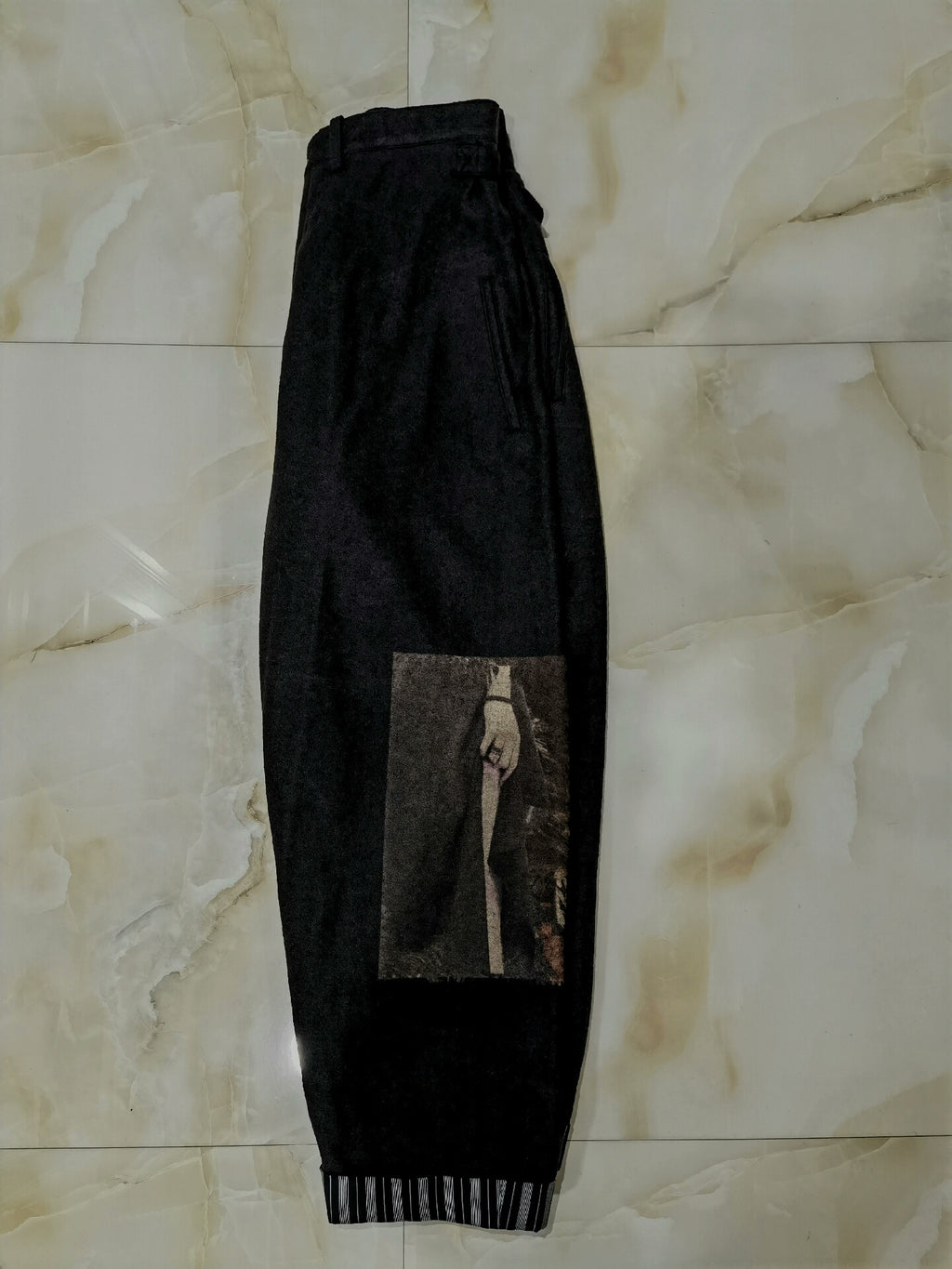 Yohji Yamamoto 22AW Beksiński Oil Painting Long Pants