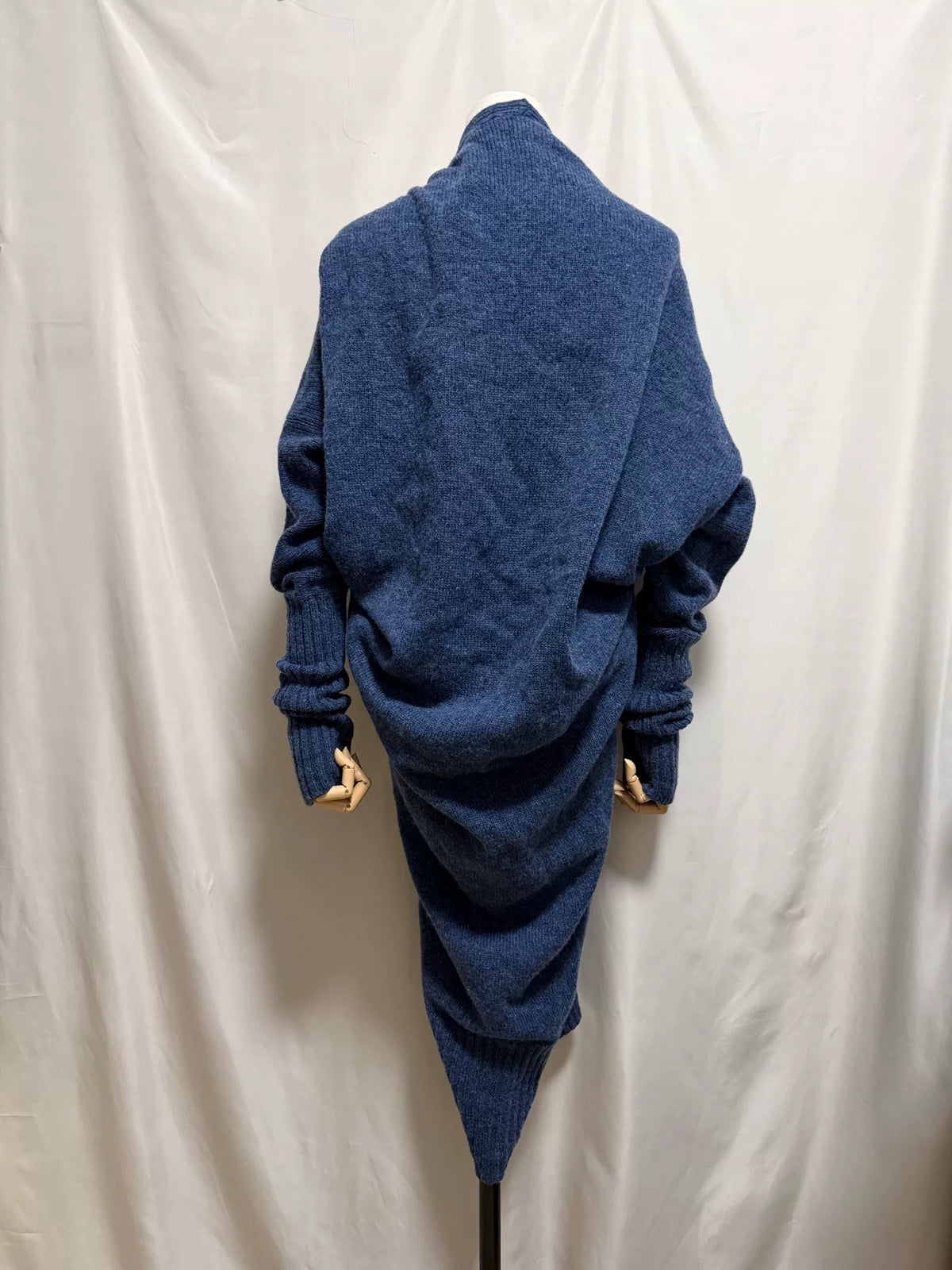 Vivienne Westwood Black Cocoon Knit Coat