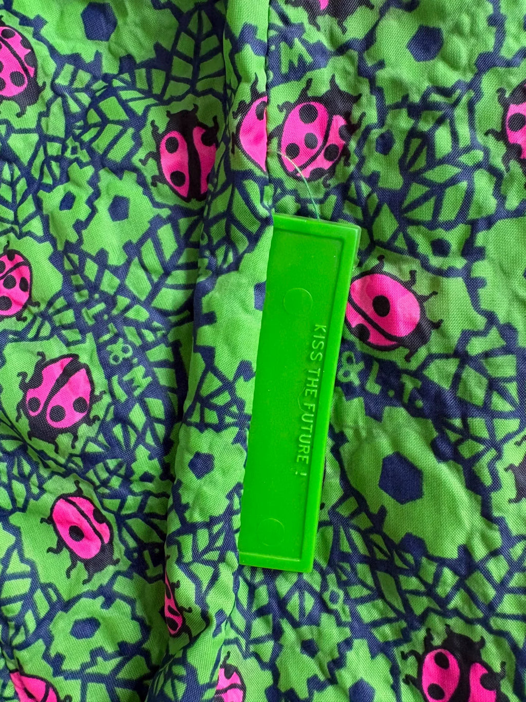 Walter van Beirendonck show‑model beetle dress W&LT second‑hand vintage 1997‑1998 show‑model Seven‑star ladybug printed dress