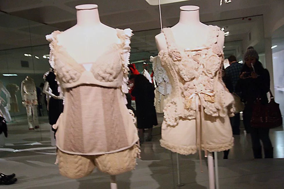 Comme Des Garcons Lace Spliced Corset - Devines