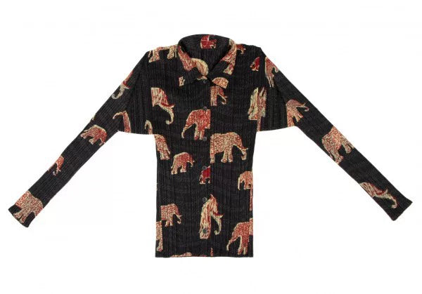 Issey Miyake Vintage Elephant Pleated Top
