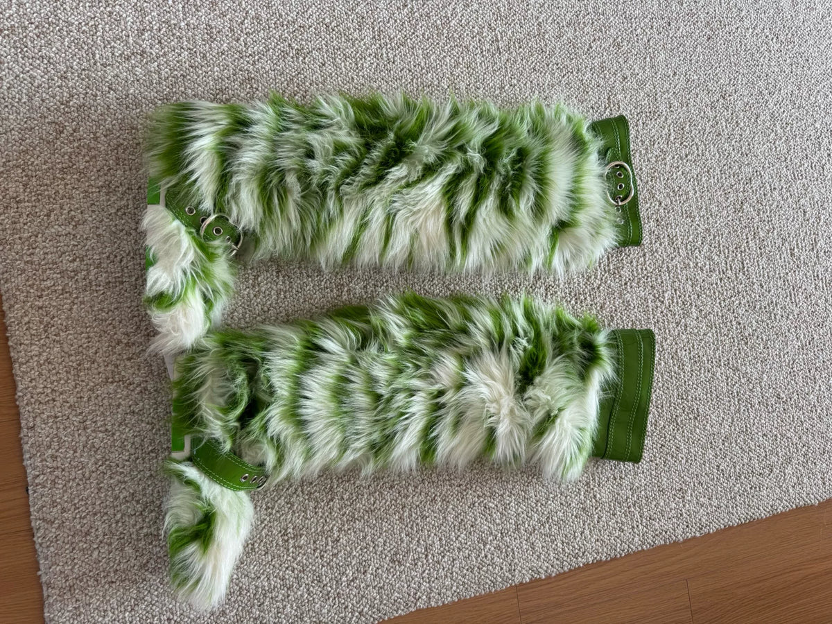 Miu Miu 17FW Fuzzy Boots