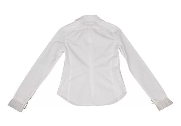 Jean Paul Gaultier Vintage White Pleated Shirt