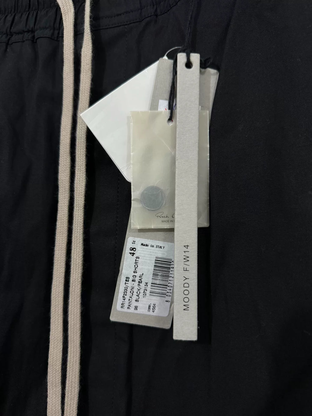 Rick Owens FW14 Striped Pod Shorts