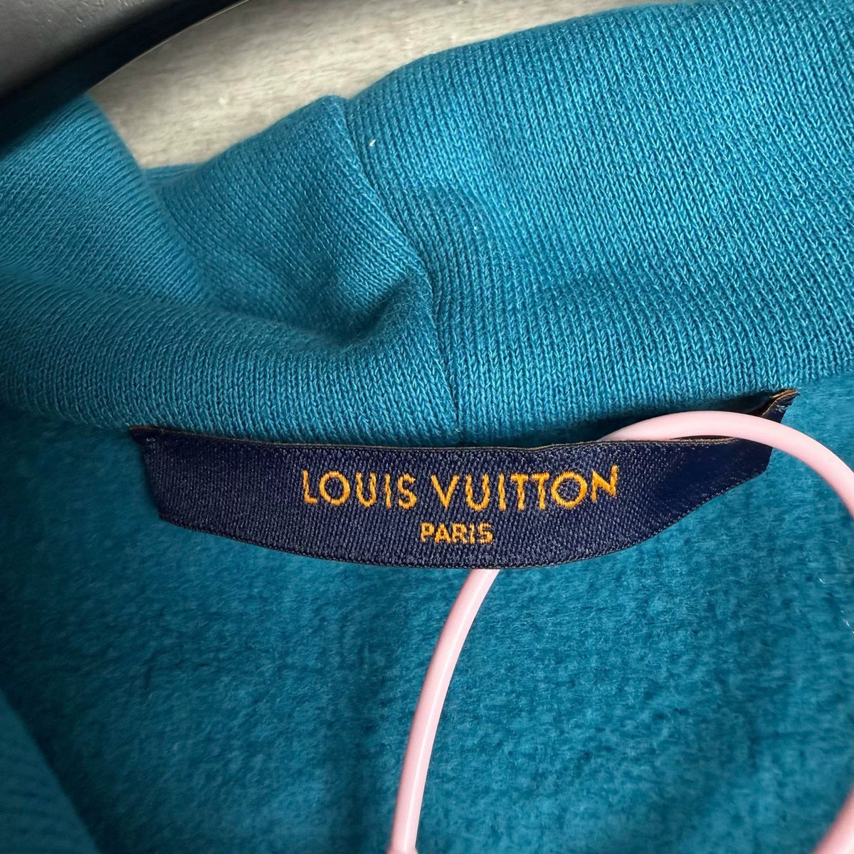 Louis Vuitton Lake Blue Pin Embroidered Hoodie