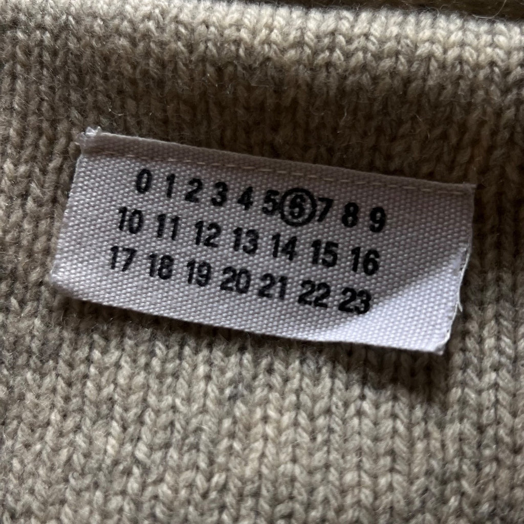 Maison Margiela Turtleneck Sleeveless Knit Top
