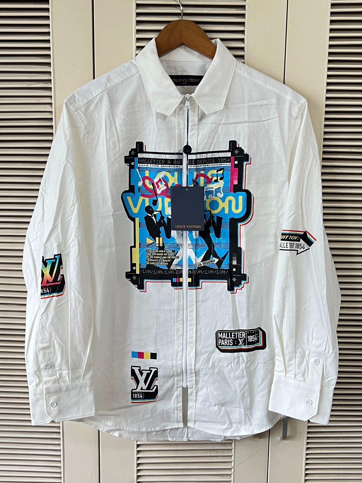Louis Vuitton White Jazz Band Shirt