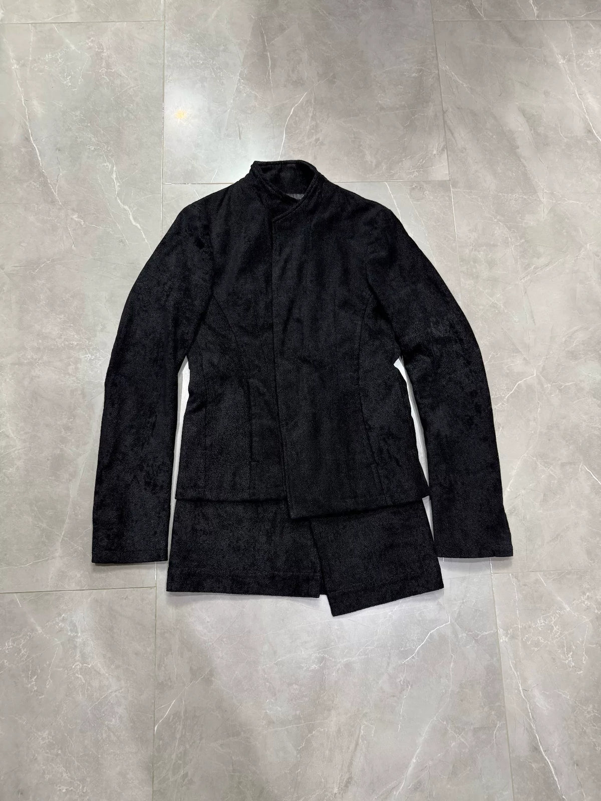 Julius Cracked Cloth Cotton Jacket