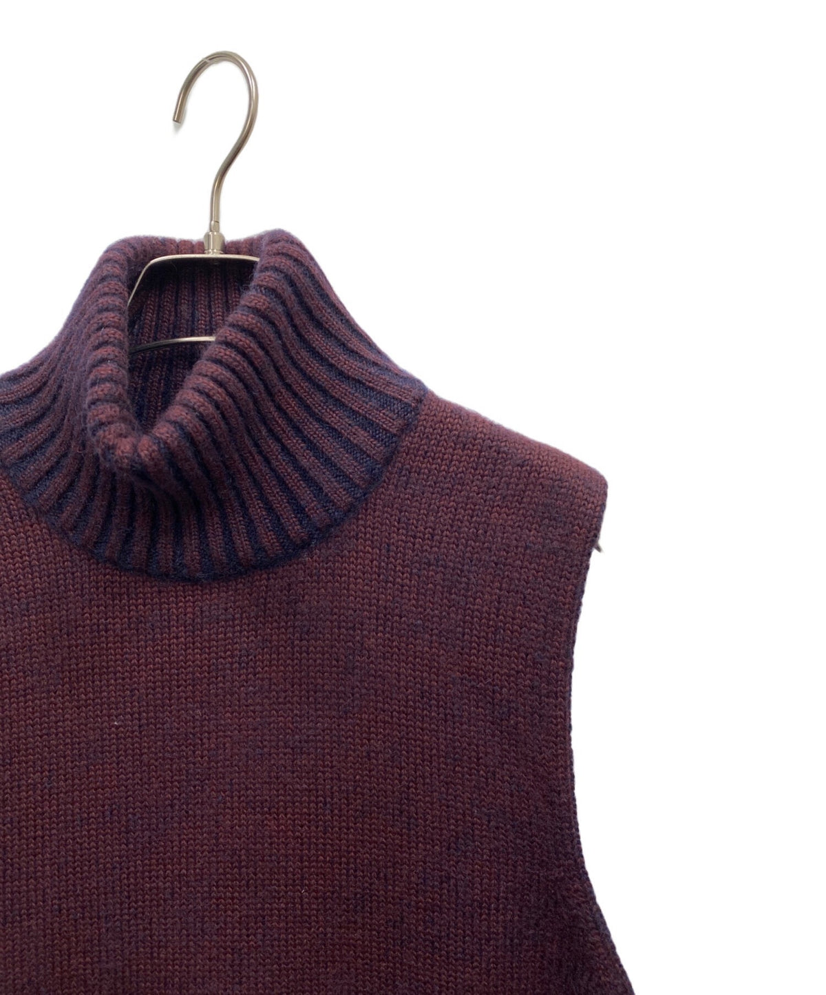 Maison Margiela Mohair Blend Turtleneck Sleeveless Top