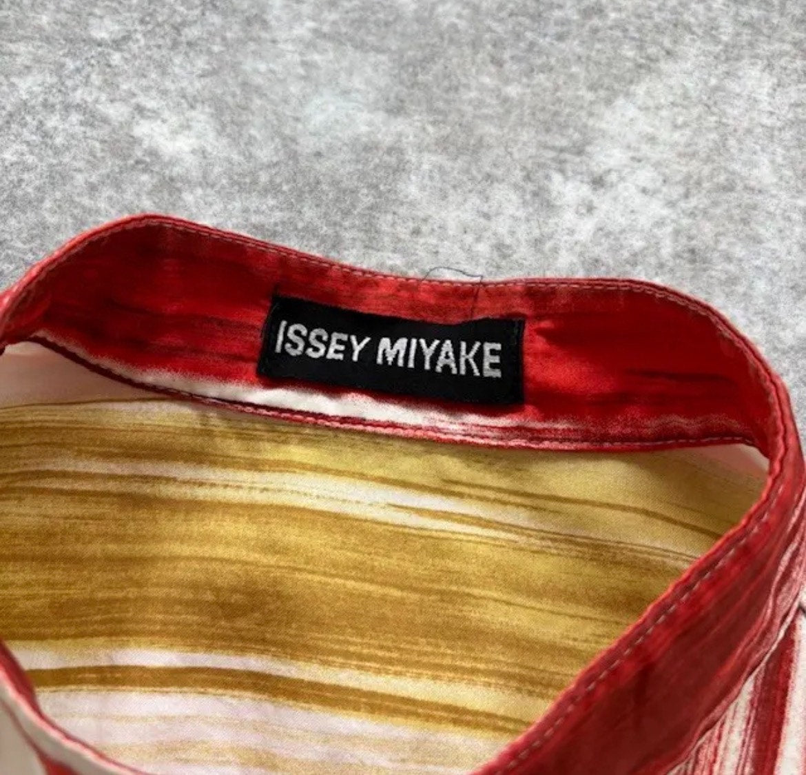 Issey Miyake SS92 Colorful Stripe Long Sleeve Shirt