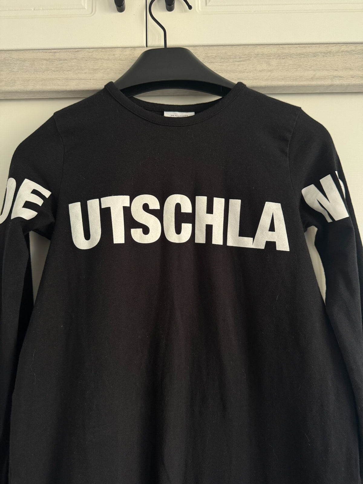 Vetements 16SS "DEUTSCHLAND" tight long-sleeve Top