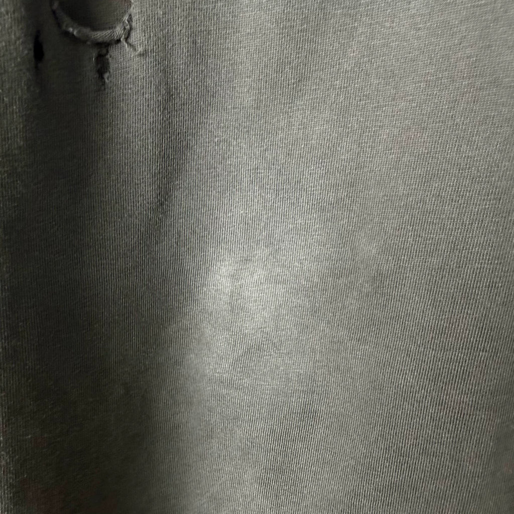 Balenciaga Distressed Printed Logo Layered Long Sleeve Top