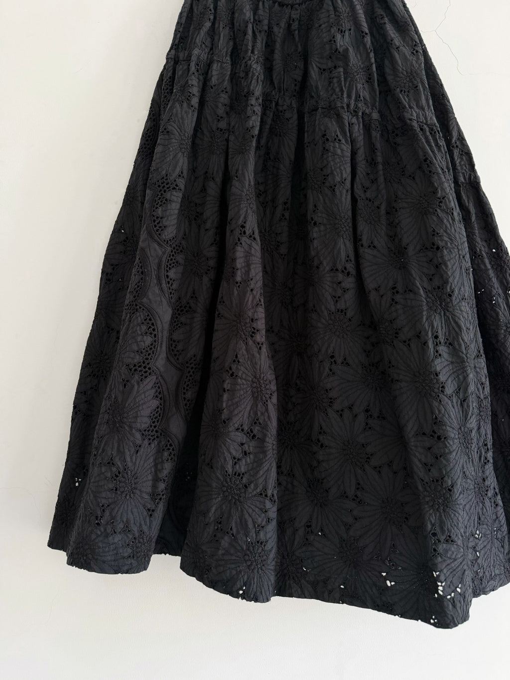Comme Des Garcons Rei Kawakubo main line openwork crochet skirt