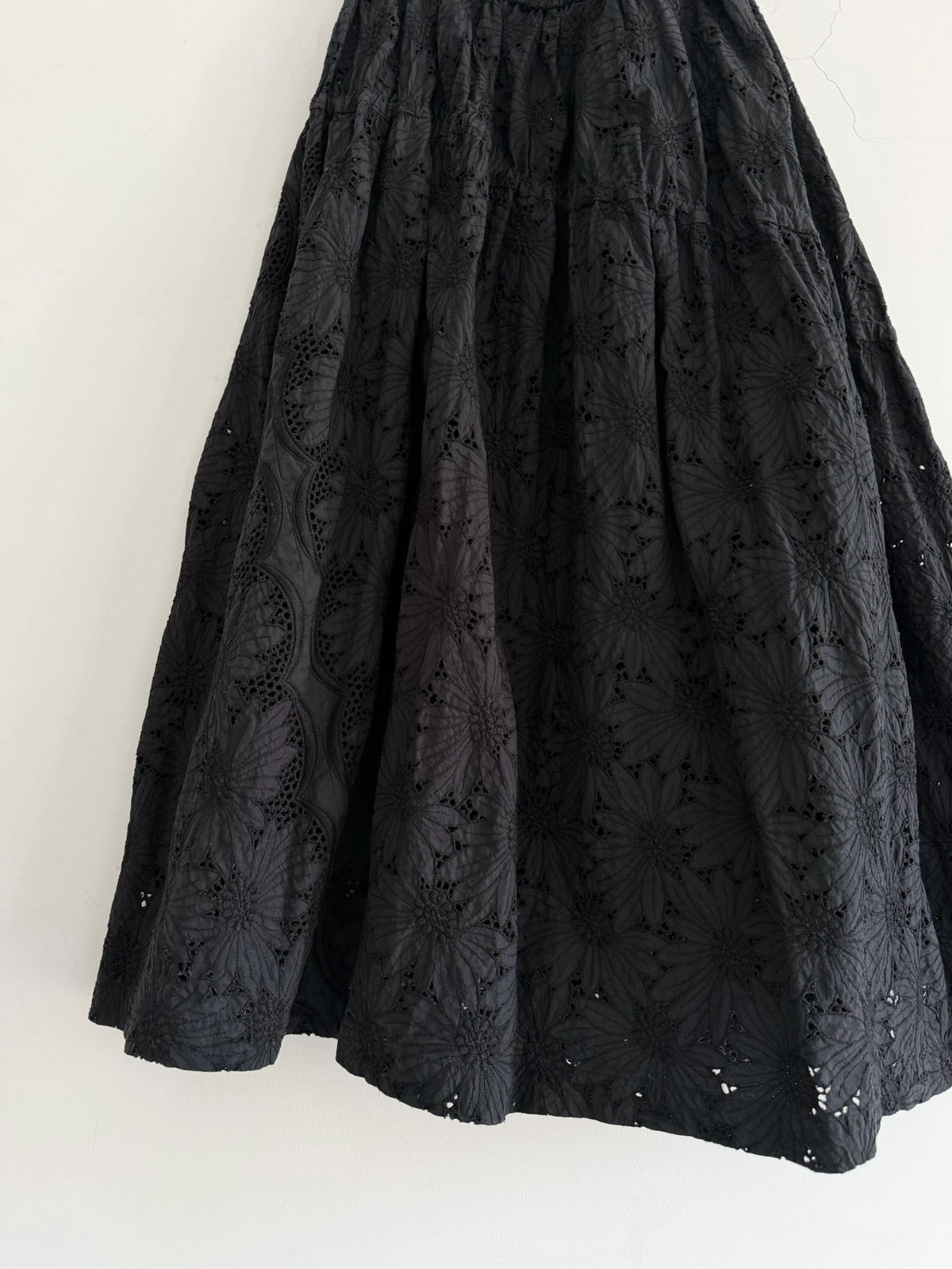 Comme Des Garcons Rei Kawakubo main line openwork crochet skirt