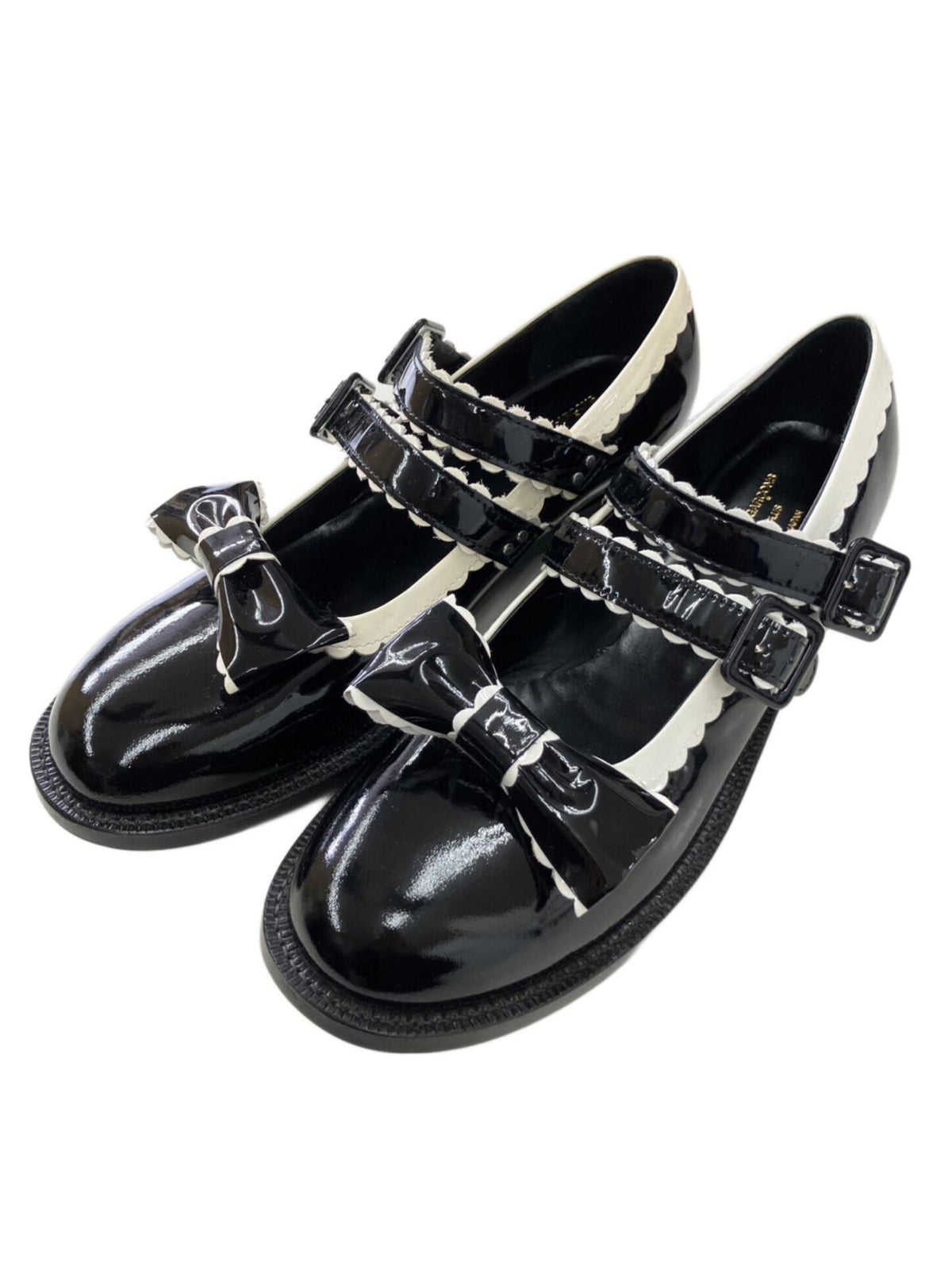 Comme des Garcons Runway Bow Mary Jane Leather Shoes