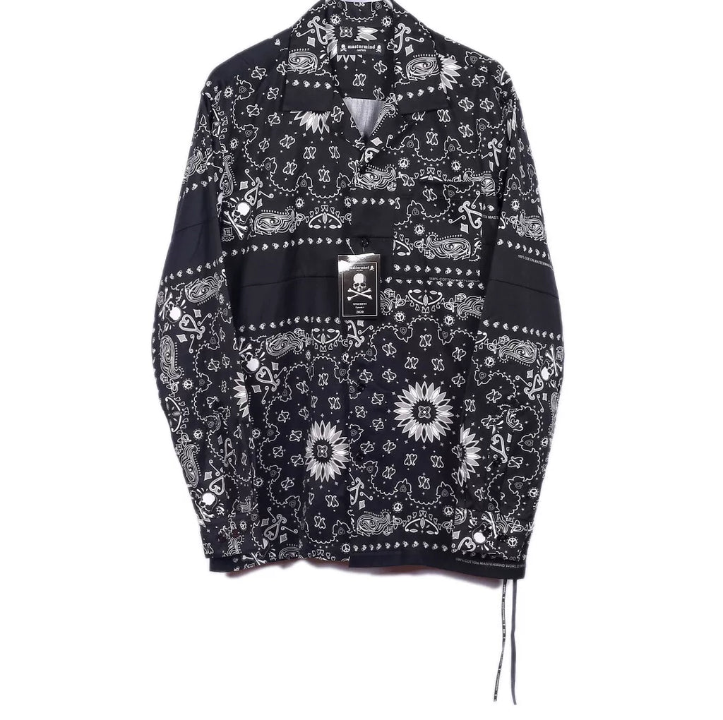 Mastermind Japan Long Sleeve Cotton Bandana Shirt