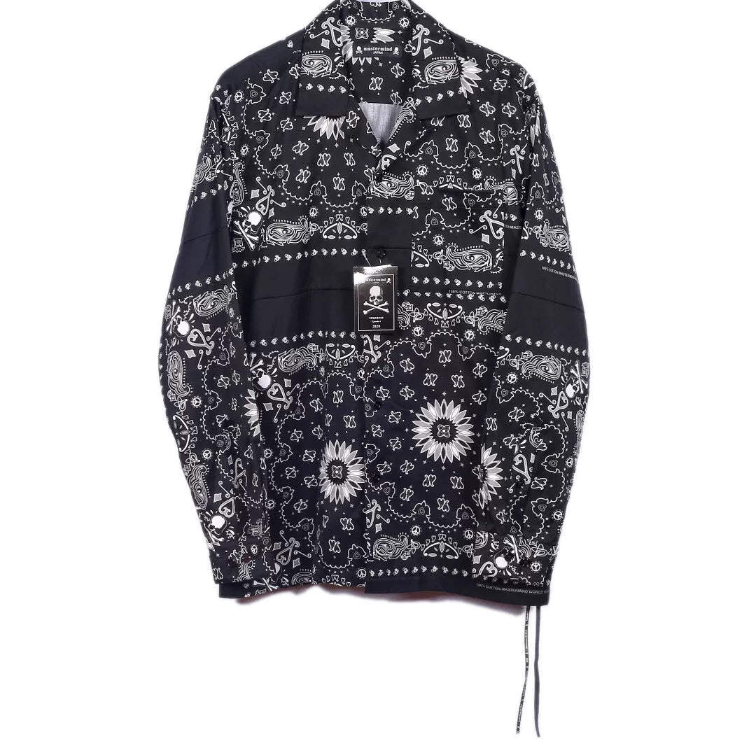 Mastermind Japan Long Sleeve Cotton Bandana Shirt