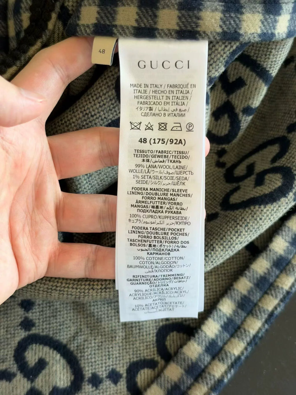 Gucci Plaid Jacket