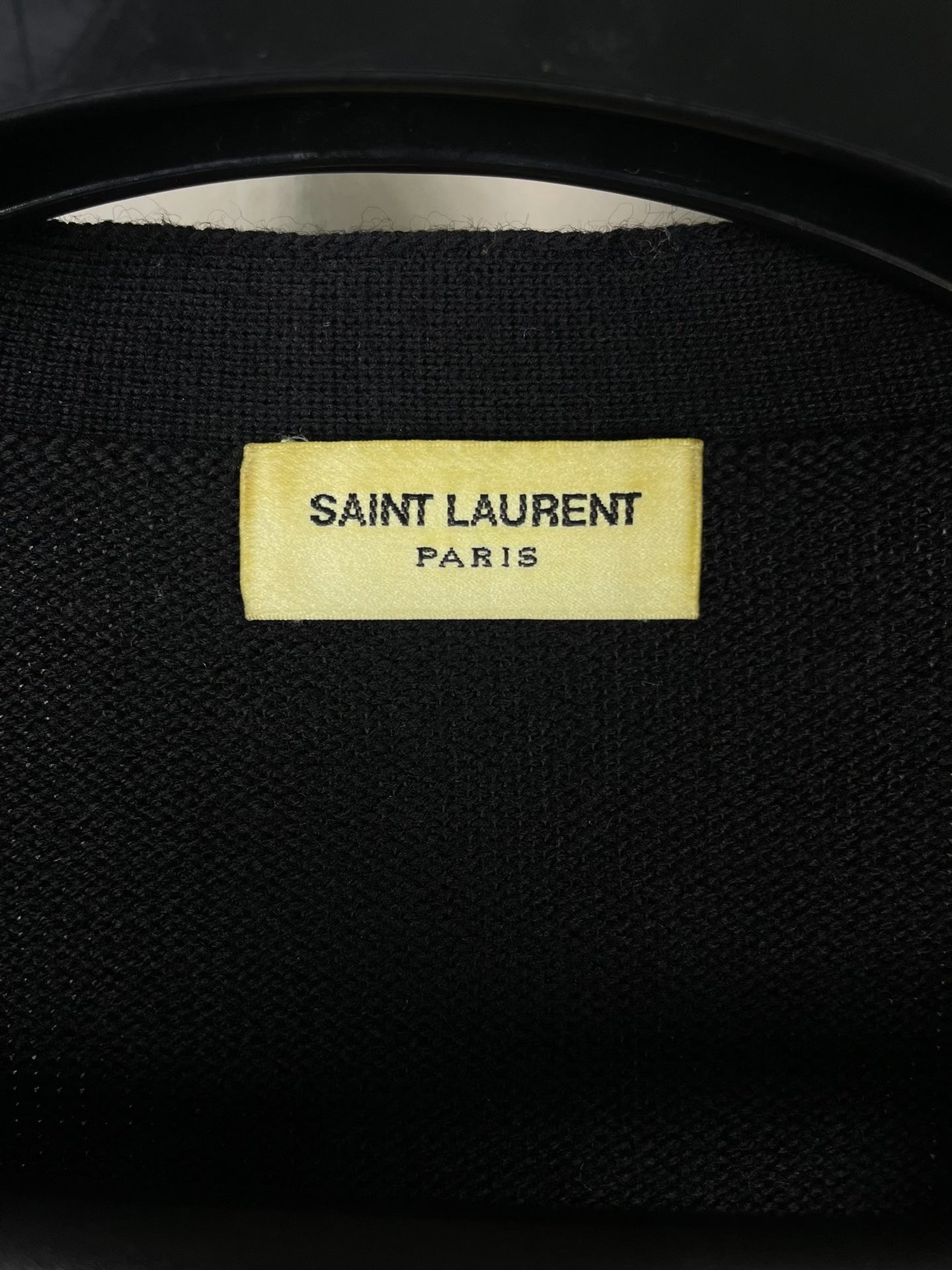 Saint Laurent FW14 Rhinestone Wool Cardigan