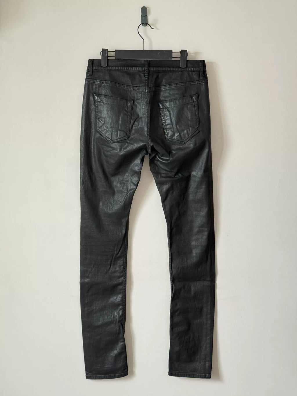 Rick Owens Black Wax Pants