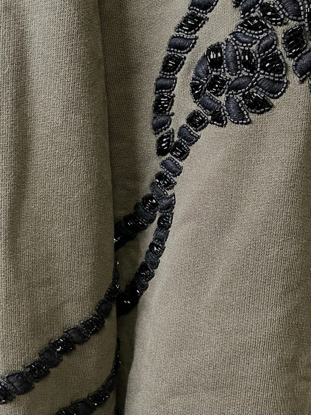 Dries Van Noten | Indian Beaded Embroidery Rope Knot Sweater