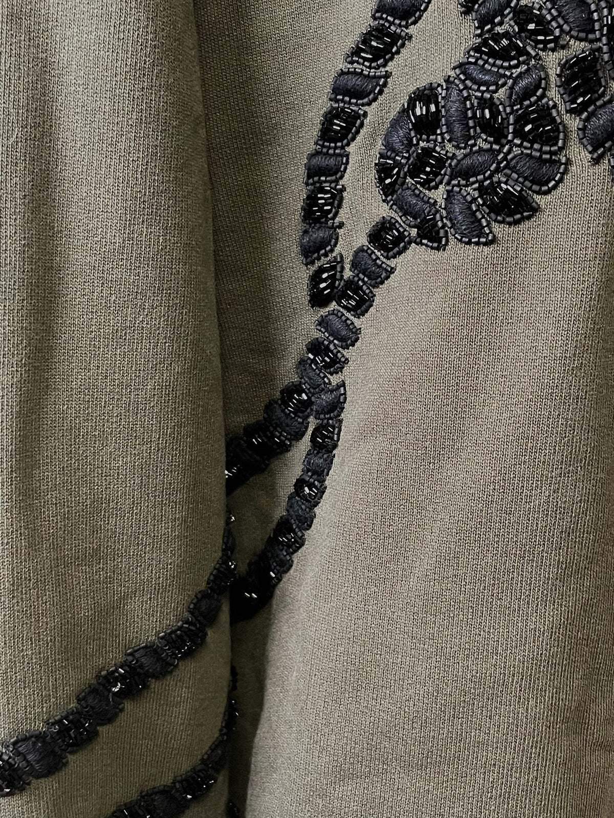 Dries Van Noten | Indian Beaded Embroidery Rope Knot Sweater