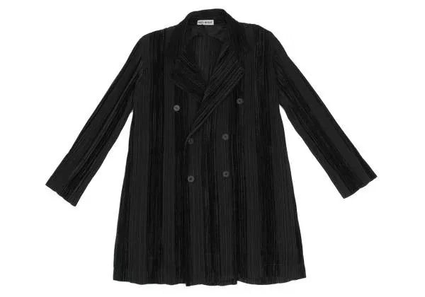 Issey Miyake Vintage Black Stripe Pleated Top